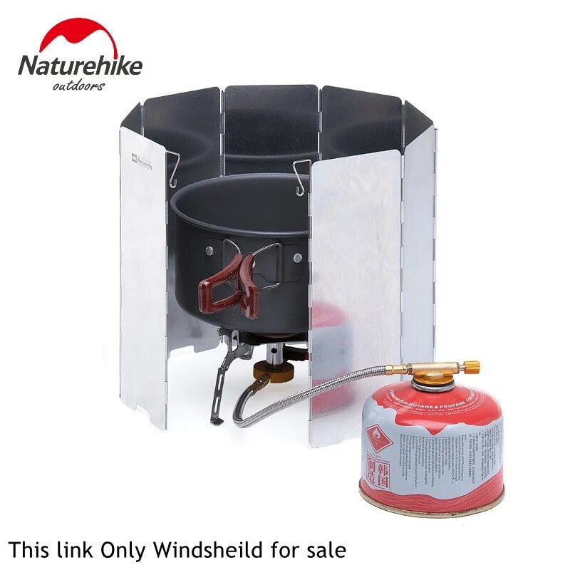 Naturehike Camping Stove Windscreen Cooking Windshield Outdoor  Accessories Windproof Folding Screen