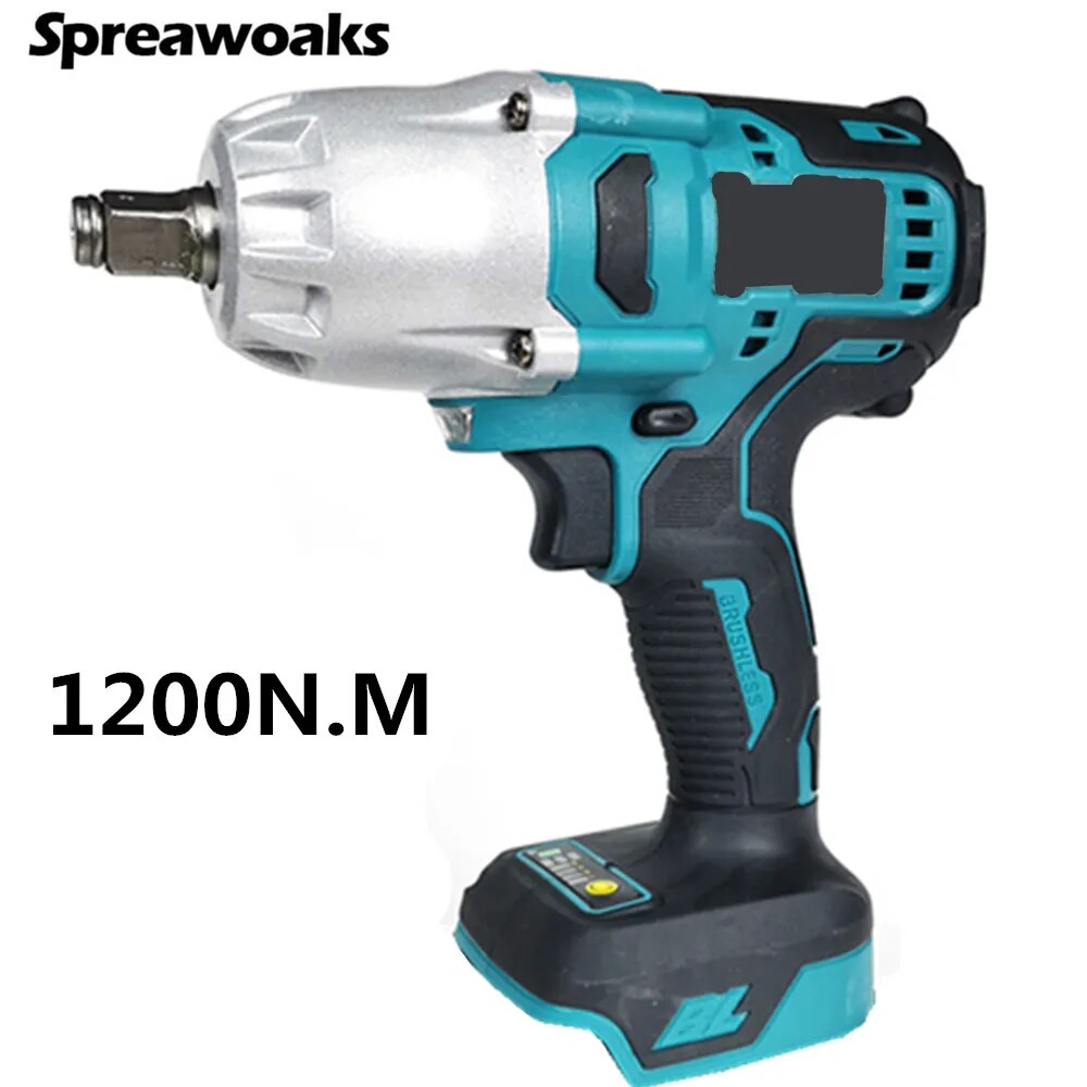 550/1200/2000N.m Brushless Impact Wrench 1/2 inch Electric Cordless Driver Car Repair Power Tools For Makita 18V Battery