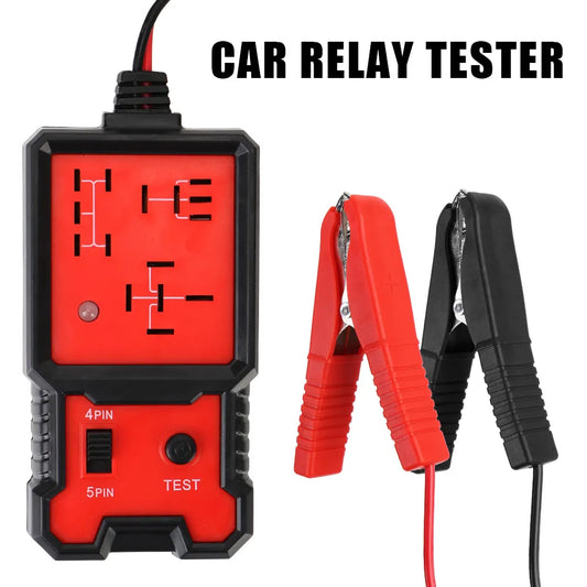 Voltage Tester Car Relay Tester Automotive Electronic Relay Tester Universal 12V LED Indicator Light Car Battery Checker