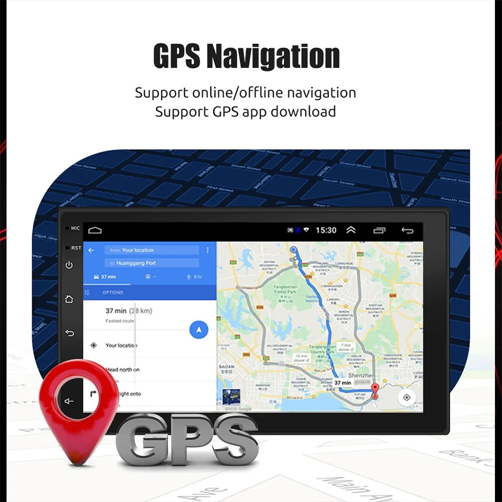 ESSGOO 2 Din Android Car Radio Automotive Multimedia Wireless Carplay GPS Stereo For Volkswagen Nissan Hyundai Kia Toyota Ford